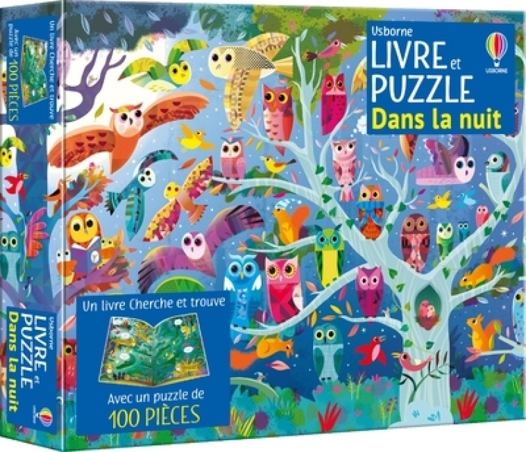 Dans la nuit - Coffret Livre et puzzle - Dès 5 ans - Kirsteen Robson, Gareth Lucas - USBORNE