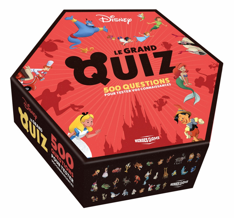 Boîte Le grand quiz Disney - Marc Aumont - HACHETTE HEROES