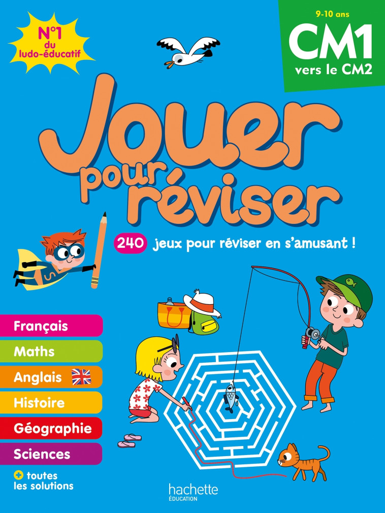 Jouer pour réviser - Du CM1 au CM2 - Cahier de vacances 2024 -  , Patrick Morize - HACHETTE EDUC