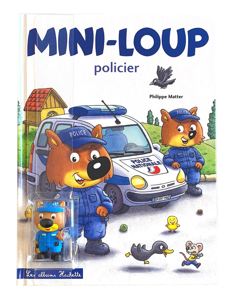 Mini-Loup Policier avec figurine - Philippe Matter - HACHETTE ENFANT