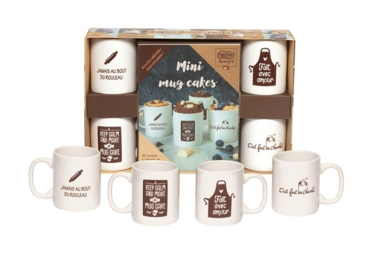 Coffret Mini Mug Cakes  Nestle -   - HACHETTE PRAT