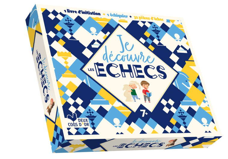 Je découvre les échecs - coffret avec plateau de jeu et méthode d'apprentissage - Jean-Michel Jakobowicz, Anne-Olivia Messana - DEUX COQS D OR