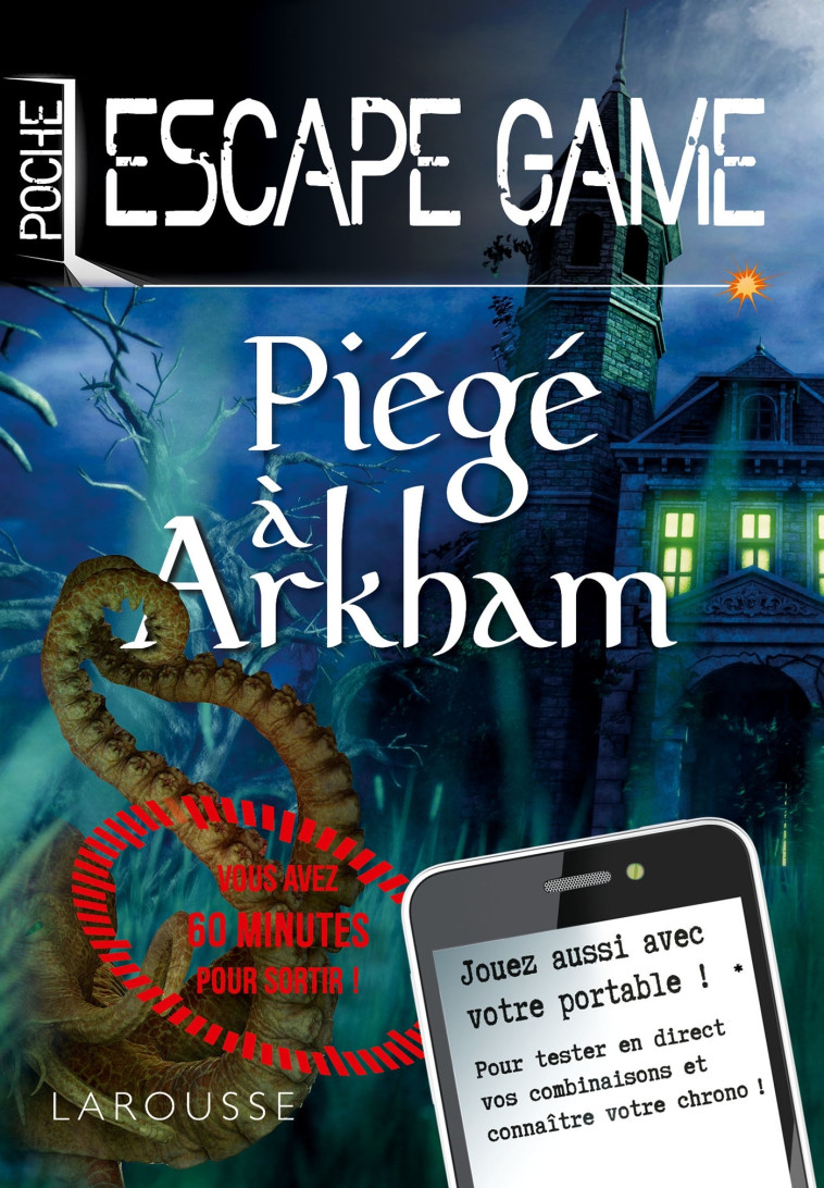 ESCAPE GAME DE POCHE - PIEGE A ARKHAM - Nicolas Trenti - LAROUSSE