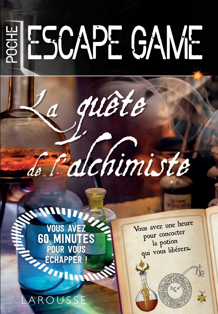 ESCAPE GAME DE POCHE SECRETS D'ALCHIMIE - Luis Ventín - LAROUSSE