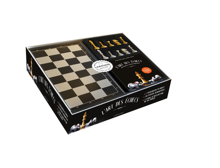 COFFRET L'ART DES ECHECS - Jérôme Maufras - LAROUSSE