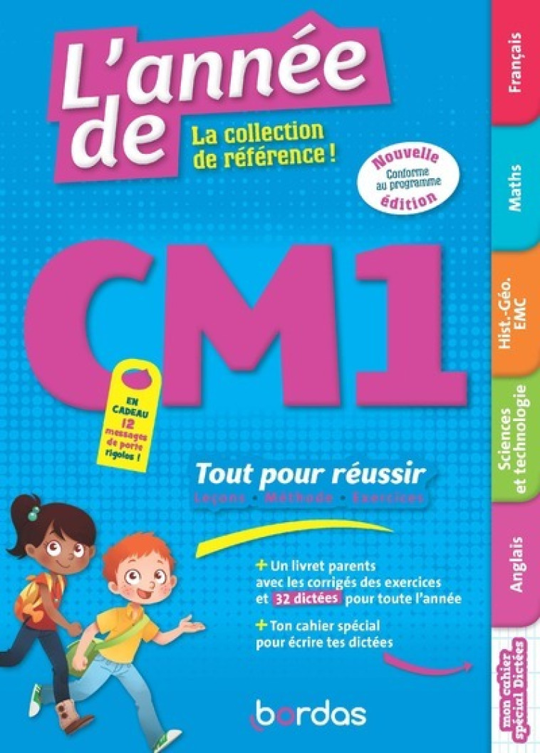 L'Année de CM1 Tout pour réussir - Collectif Collectif, Marie Ecarlat,  Collectif - BORDAS