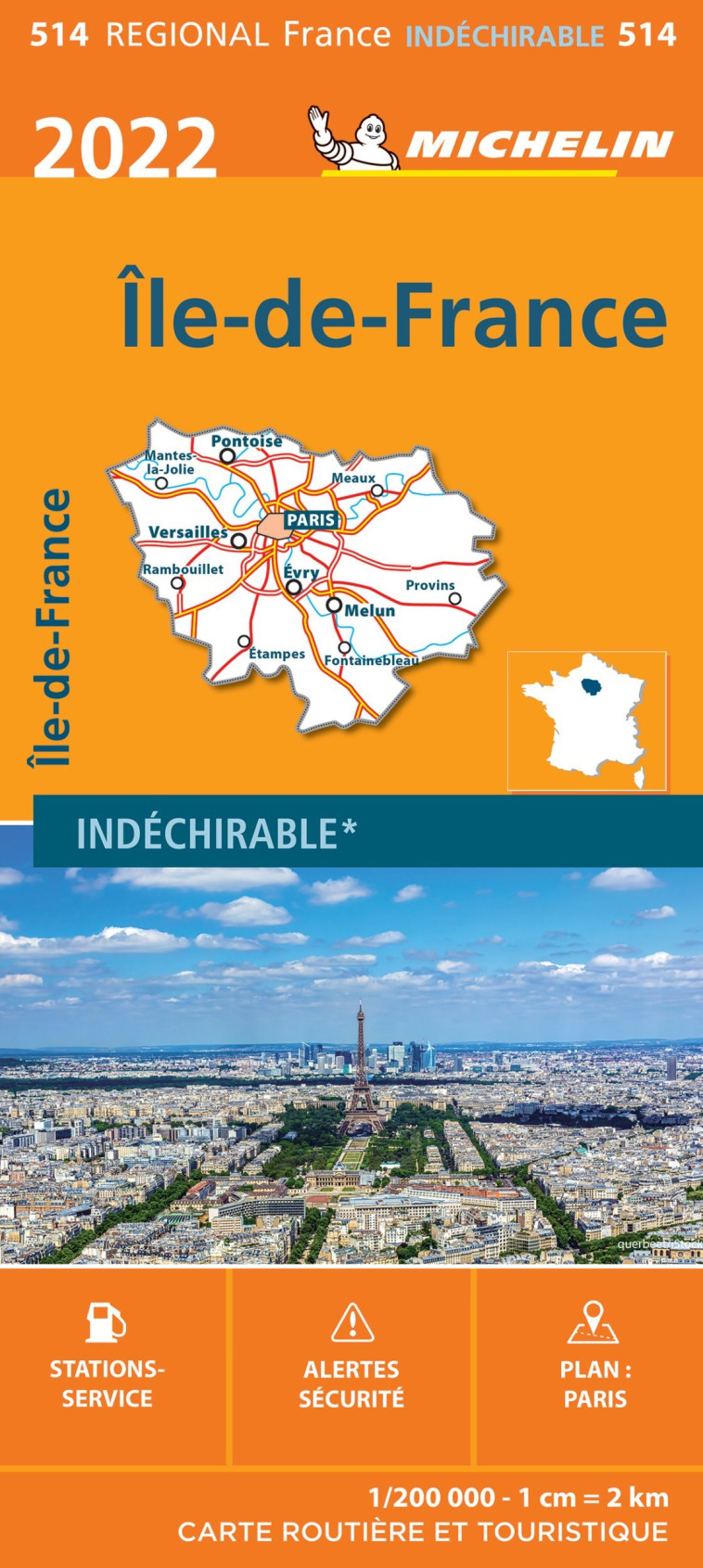 Carte Régionale Ile-de-France 2022 - XXX - MICHELIN