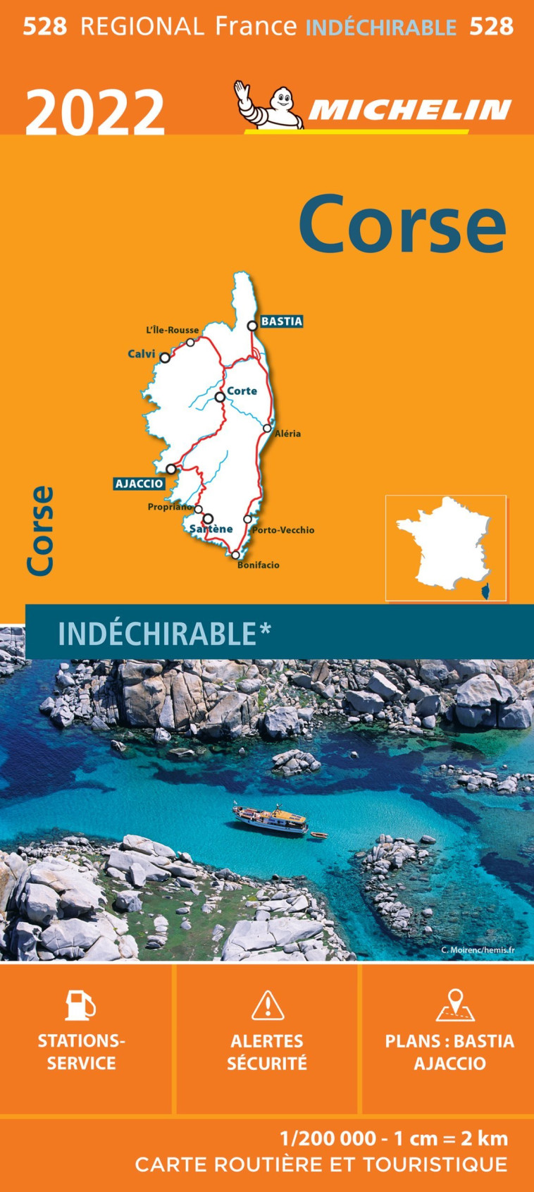 Carte Régionale Corse 2022 - XXX - MICHELIN