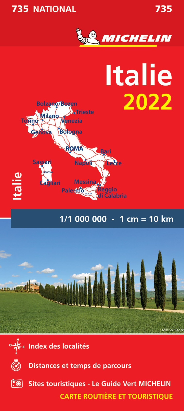 Carte Nationale Italie 2022 - XXX - MICHELIN