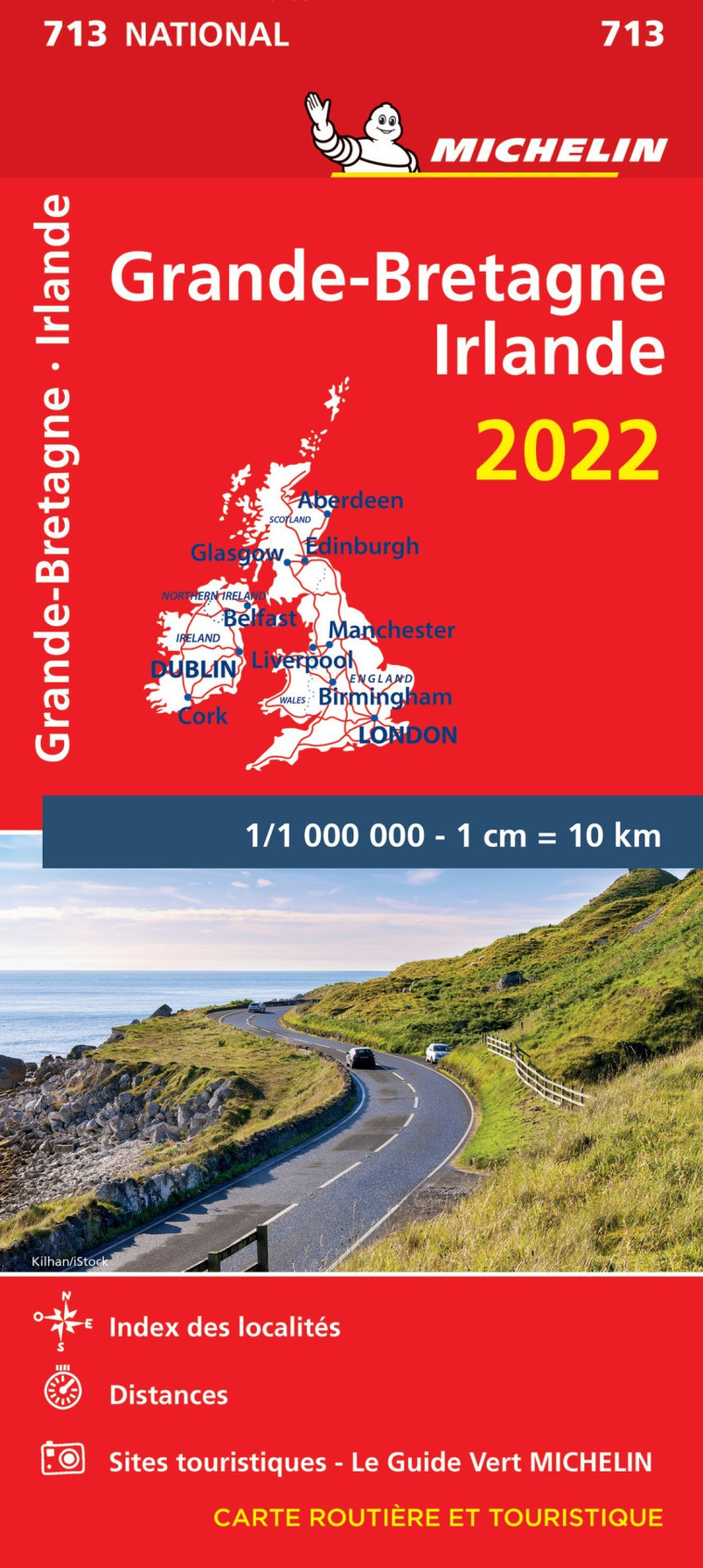 Carte Nationale Grande-Bretagne, Irlande 2022 - XXX - MICHELIN