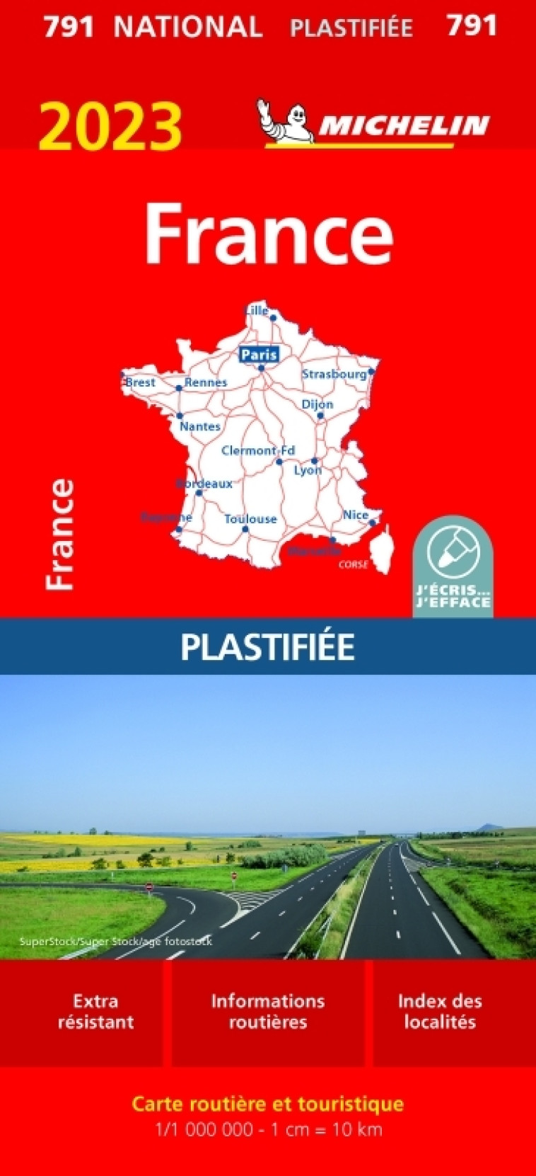 Carte Nationale France 2023 Plastifiée - XXX - MICHELIN