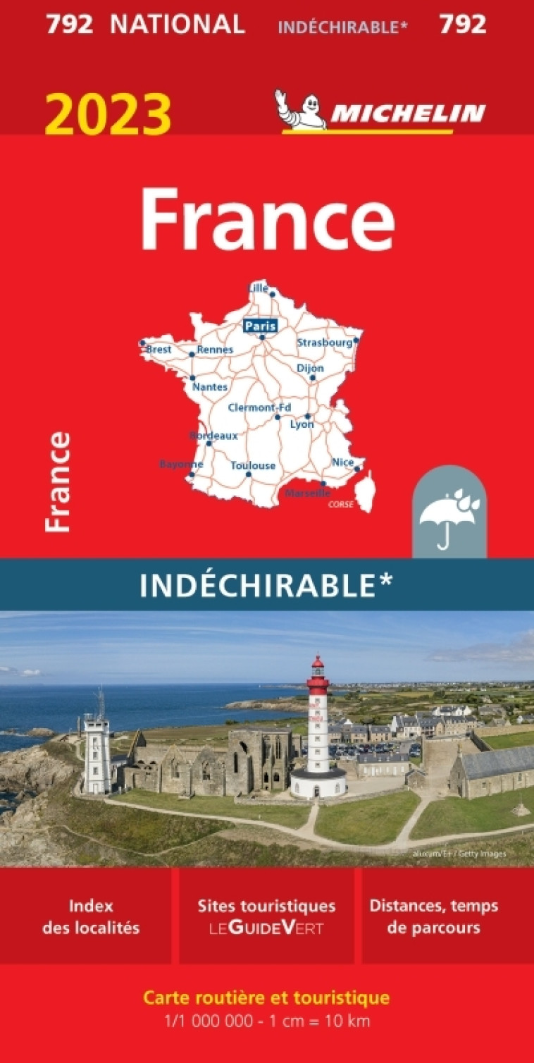 Carte Nationale France 2023 Indéchirable - XXX - MICHELIN