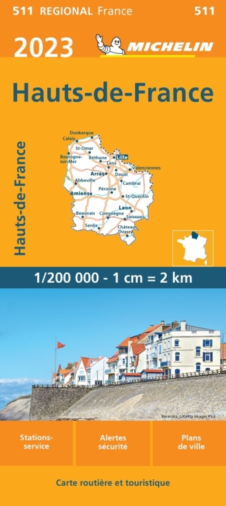 Carte Régionale Hauts-de-France 2023 - XXX - MICHELIN