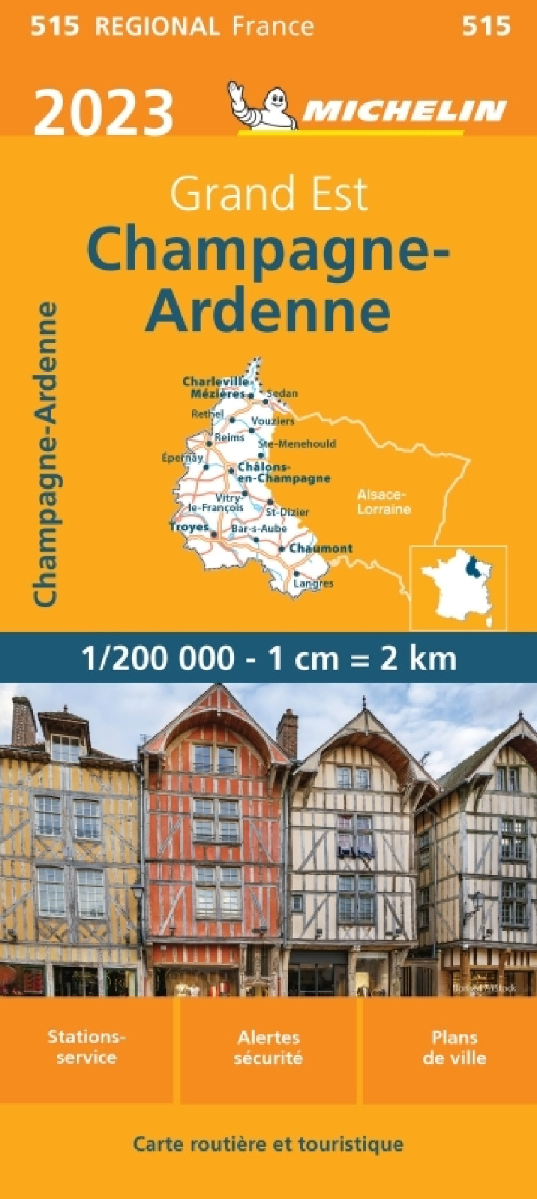 Carte Régionale Champagne-Ardenne 2023 - XXX - MICHELIN