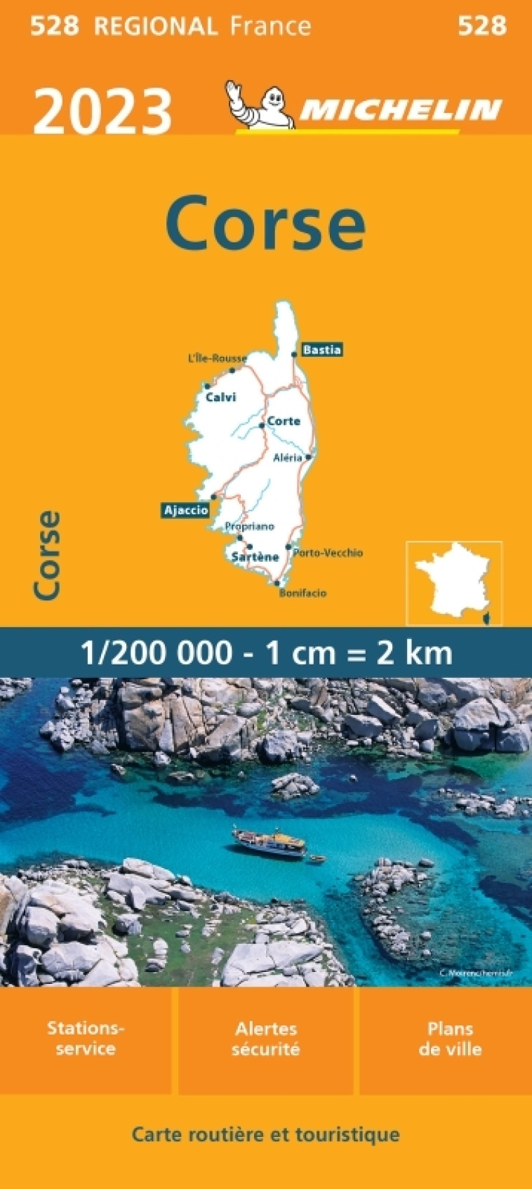 Carte Régionale Corse 2023 - XXX - MICHELIN