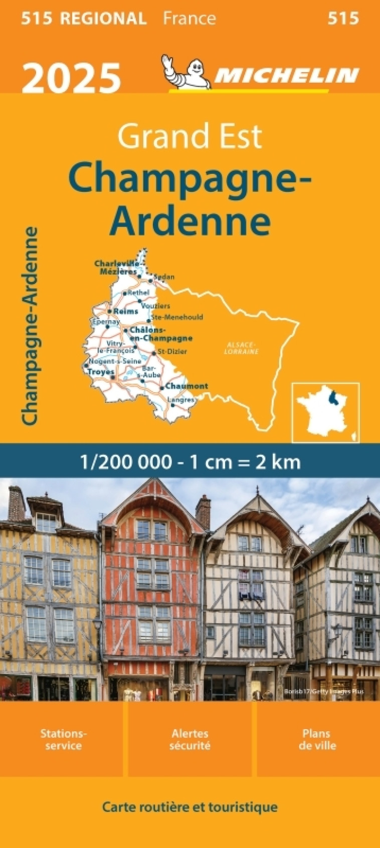 Carte Régionale Champagne-Ardenne 2025 - XXX - MICHELIN