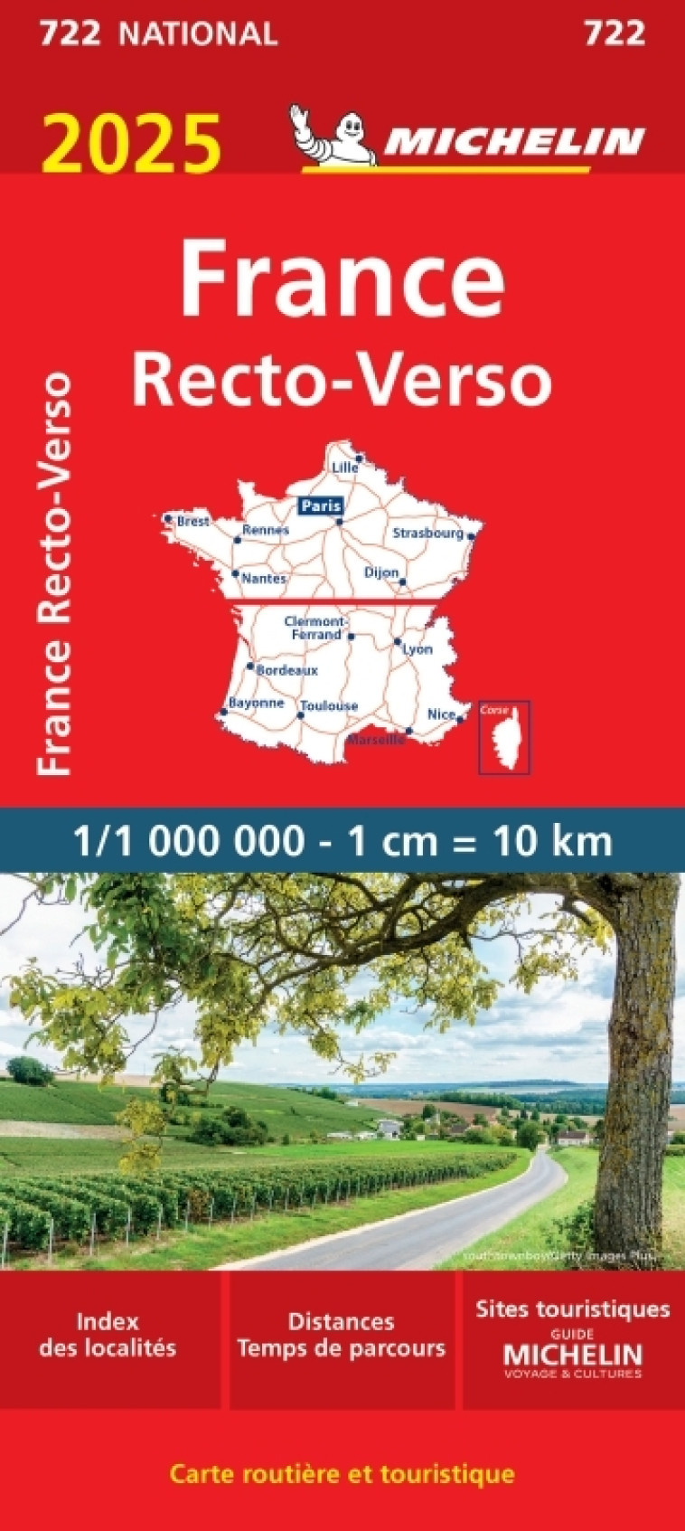 Carte Nationale France Recto-Verso 2025 - XXX - MICHELIN