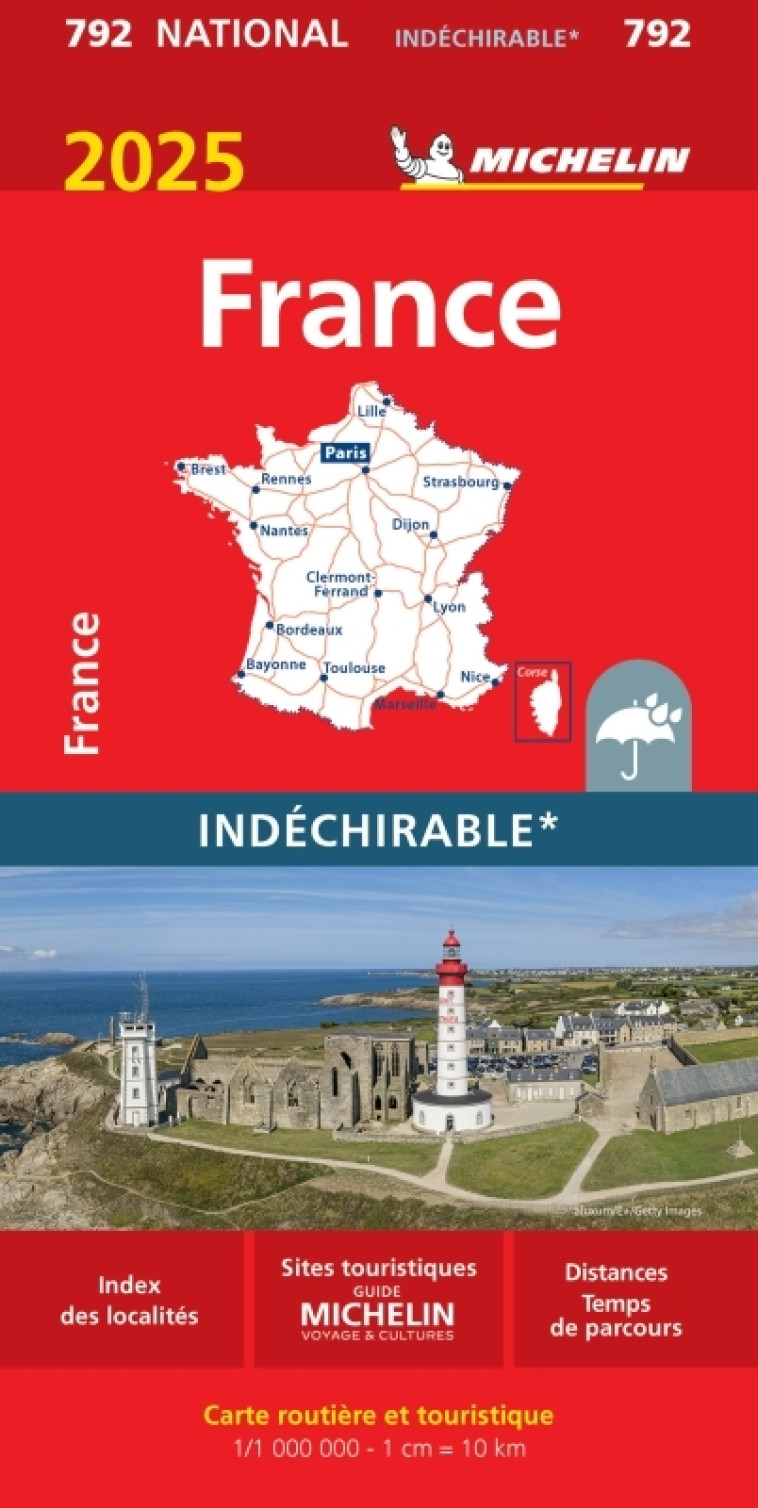 Carte Nationale France 2025 - Indéchirable - XXX - MICHELIN