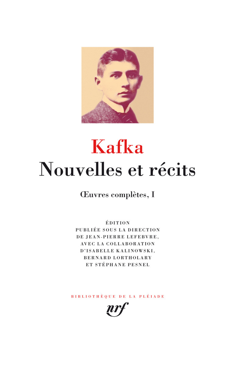 Nouvelles et récits - Franz KAFKA - GALLIMARD