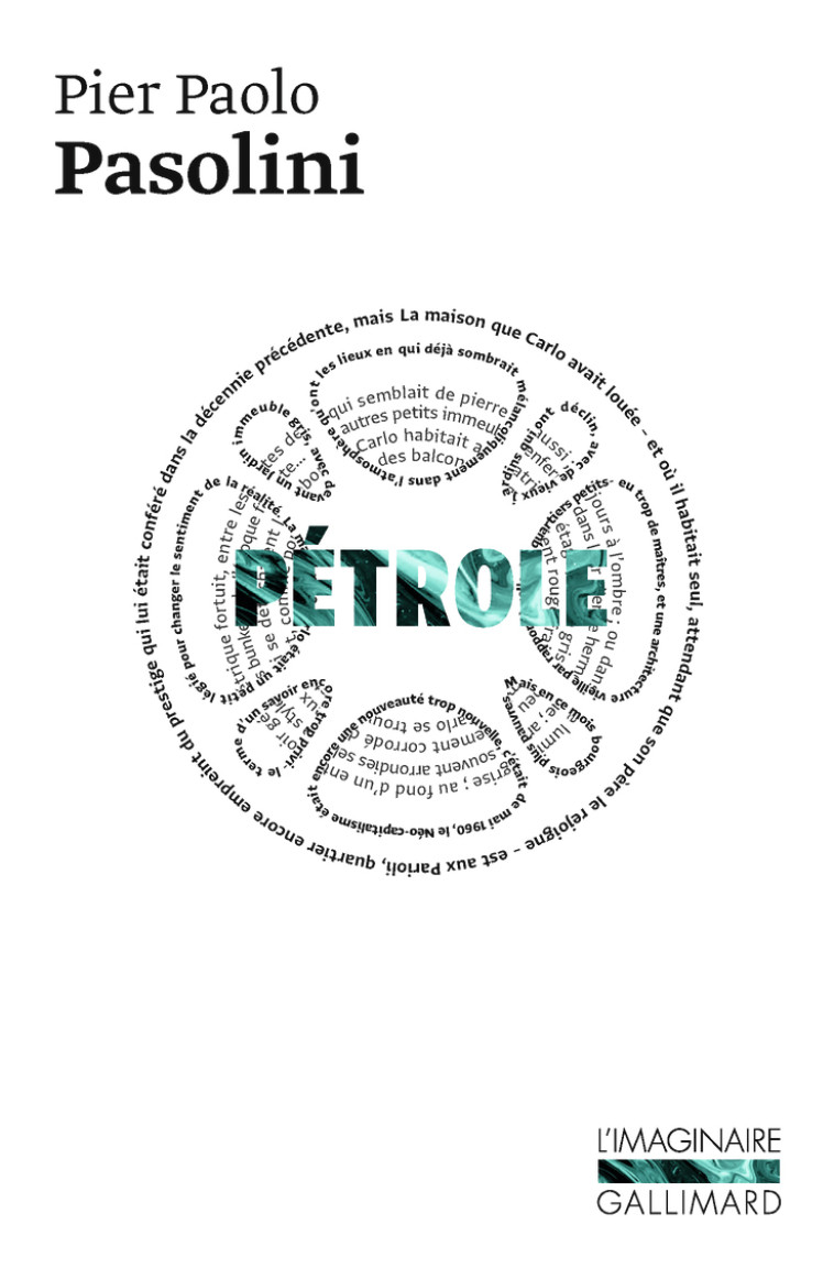 Pétrole - Pier Paolo Pasolini, René de Ceccatty - GALLIMARD