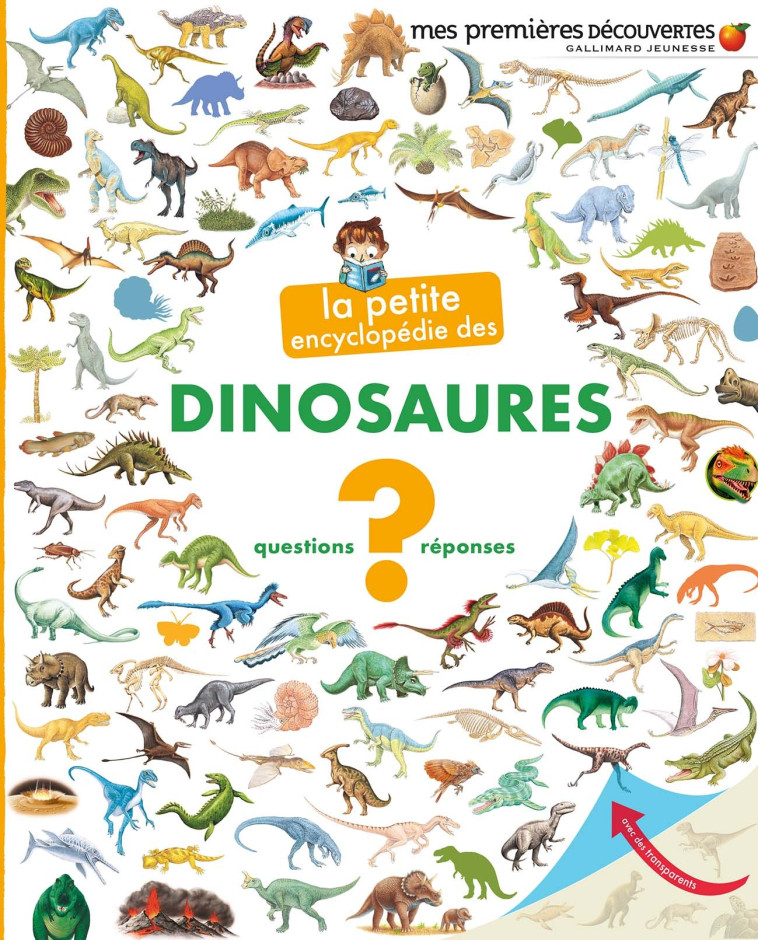 La petite encyclopédie des dinosaures - Sophie Lamoureux,  un collectif d'illustrateurs - GALLIMARD JEUNE