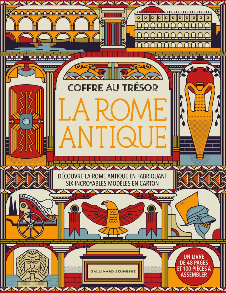 Coffre au trésor - La Rome antique - Nancy Dickmann, Studio Muti, Marion Richaud - GALLIMARD JEUNE