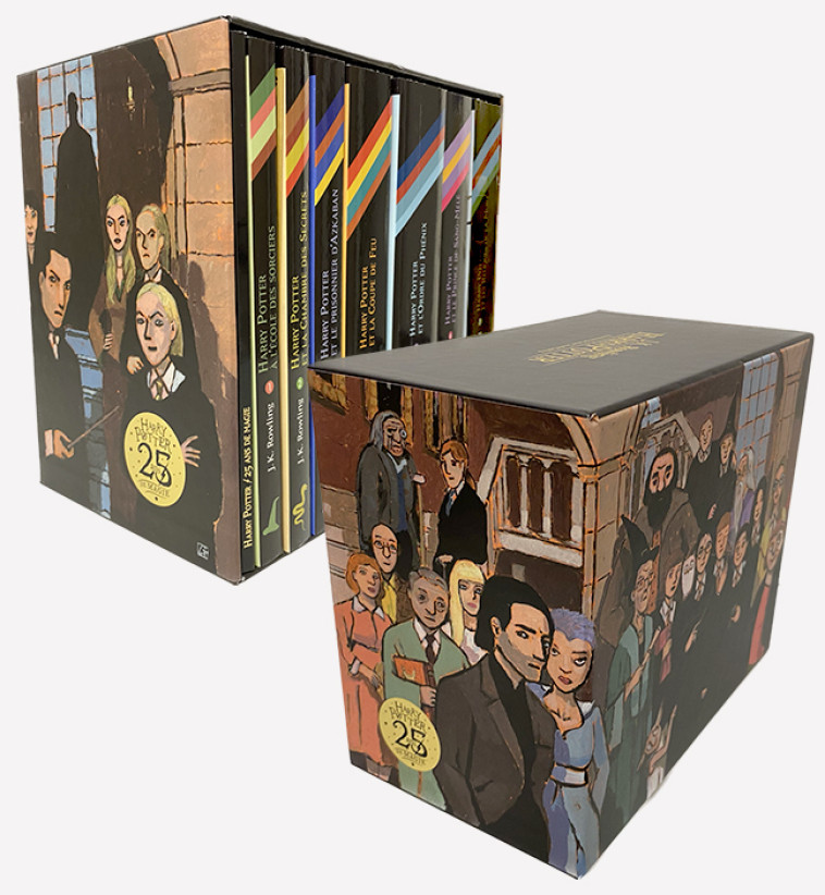 Harry Potter - Coffret Collector Harry Potter - 25 ans - J.K. ROWLING, Jean-François Ménard - GALLIMARD JEUNE