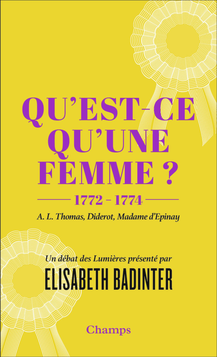 Qu'est-ce qu'une femme ? - Elisabeth Badinter - FLAMMARION