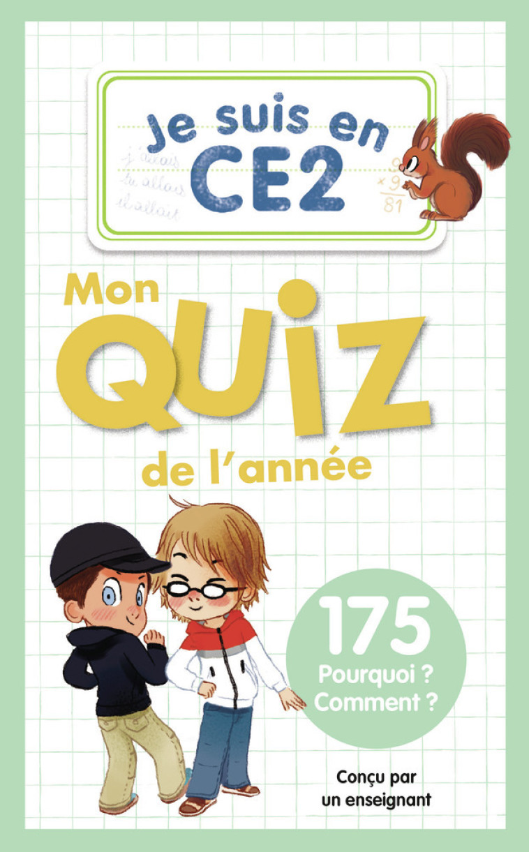 Je suis en CE2 - Mon quiz de l'année - Daniel Bensimhon, Emmanuel Ristord - PERE CASTOR