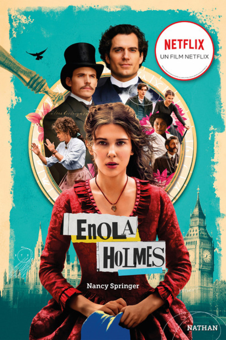 Les Enquêtes d'Enola Holmes - tome 1 La double disparition -Edition film- - Nancy Springer, Raphaël Gauthey, Rose-Marie Vassallo, Rose-Marie Vassallo-Villaneau - NATHAN