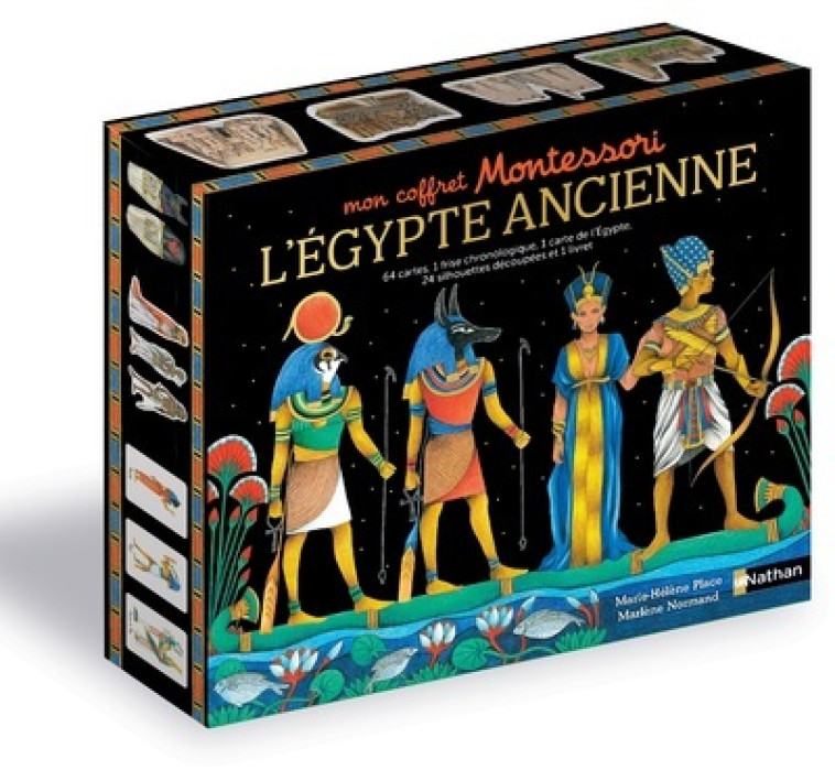 Coffret Montessori : L'Egypte ancienne - Marie-Hélène Place, Marlène Normand - NATHAN