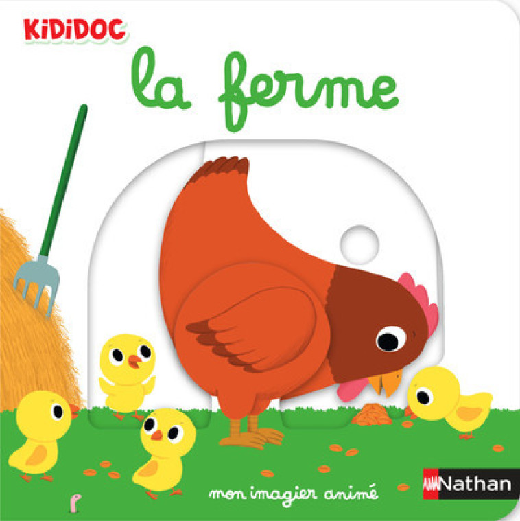 Mon imagier animé la ferme - Nathalie Choux - NATHAN