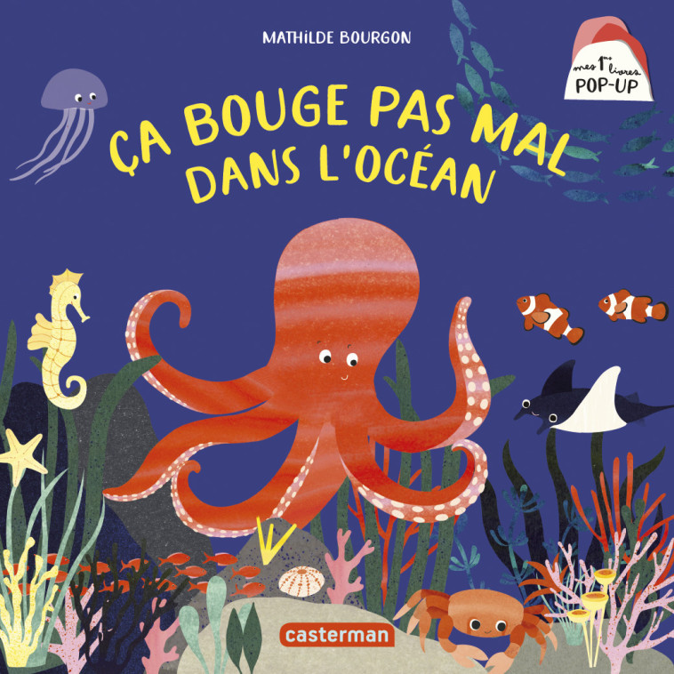 Mes 1ers livres Pop-Up - Ça bouge pas mal dans l'océan - Mathilde Bourgon - CASTERMAN