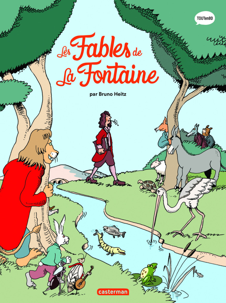 Les Classiques en BD - Les Fables de La Fontaine - Bruno Heitz - CASTERMAN