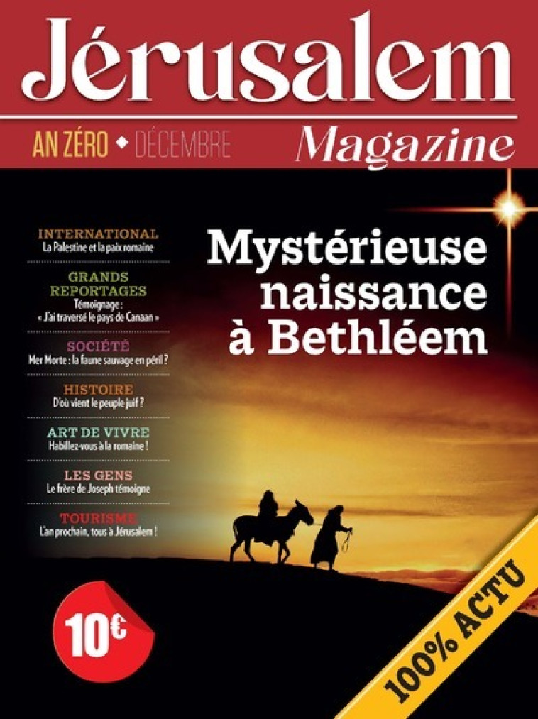 JERUSALEM MAGAZINE - Bernard Lecomte,  LECOMTE BERNARD - CERF