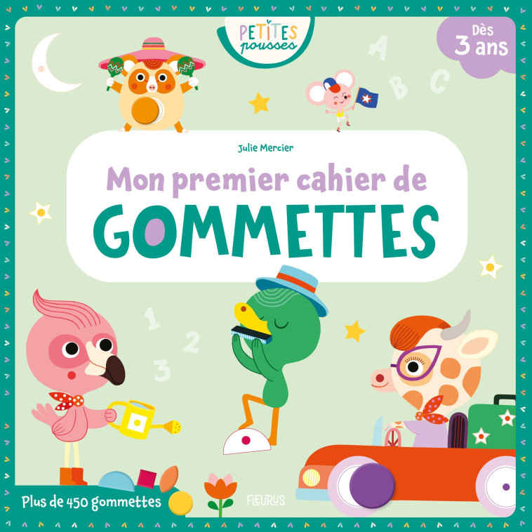 Mon premier cahier de gommettes - Julie Mercier - FLEURUS