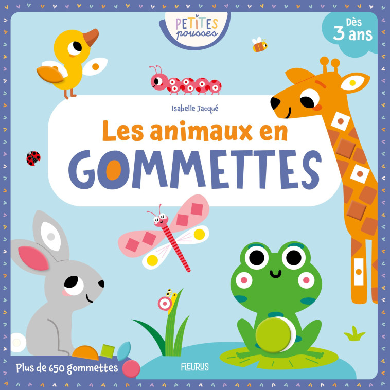 Les animaux en gommettes - Isabelle Jacqué - FLEURUS