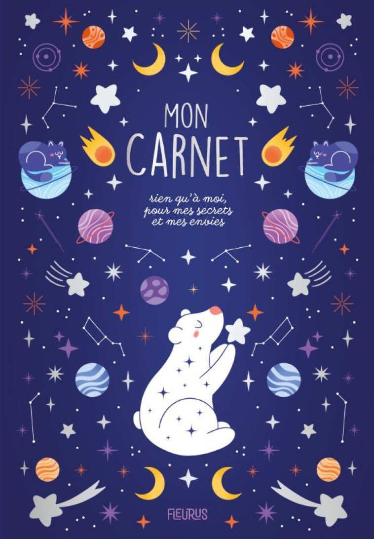 Mon carnet rien qu'à moi, pour mes secrets et mes envies - Céleste - Marion Blanc - FLEURUS