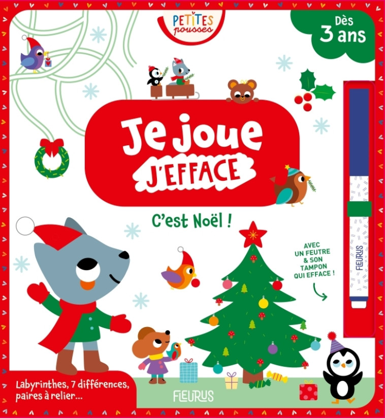 Je joue, j'efface - C'est Noël ! - XXX - FLEURUS