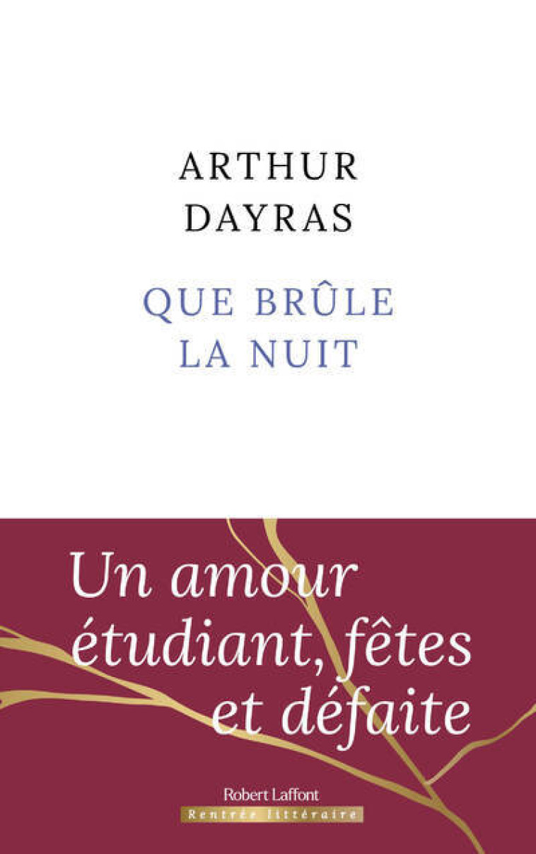 Que brûle la nuit - Arthur DAYRAS - ROBERT LAFFONT