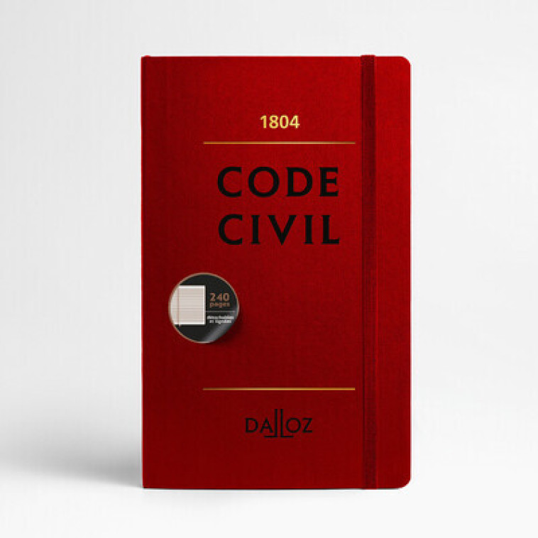 Carnet Code civil 1804 - Collectif Collectif,  Collectif - DALLOZ