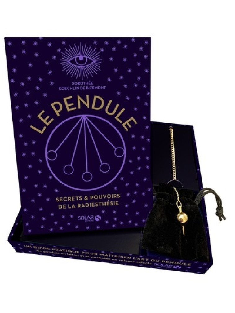 Coffret Le Pendule - Secrets & pouvoirs de la radiesthésie -NE- - Dorothée Koechlin de Bizemont - SOLAR