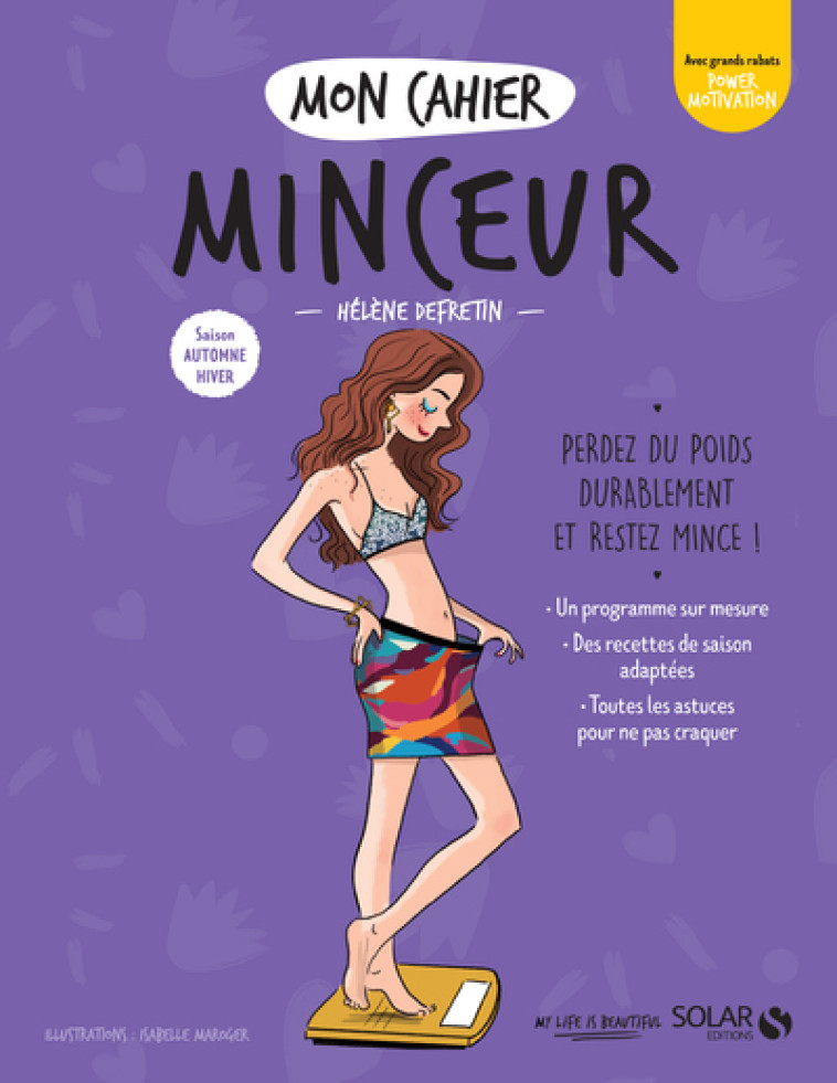 Mon cahier Minceur automne hiver - Hélène Defretin, Isabelle Maroger - SOLAR