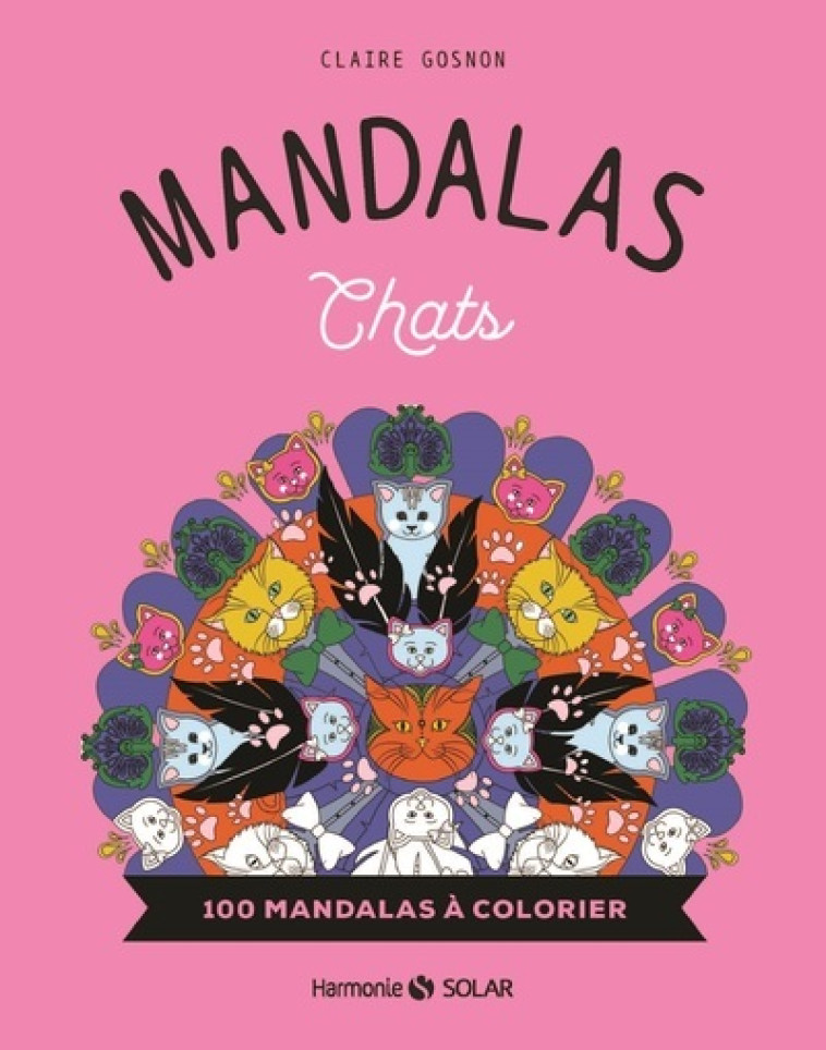 Mandalas Chats - Claire Gosnon - SOLAR