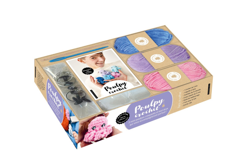 Coffret Poulpy crochet - Édouard Bernard - DESSAIN TOLRA