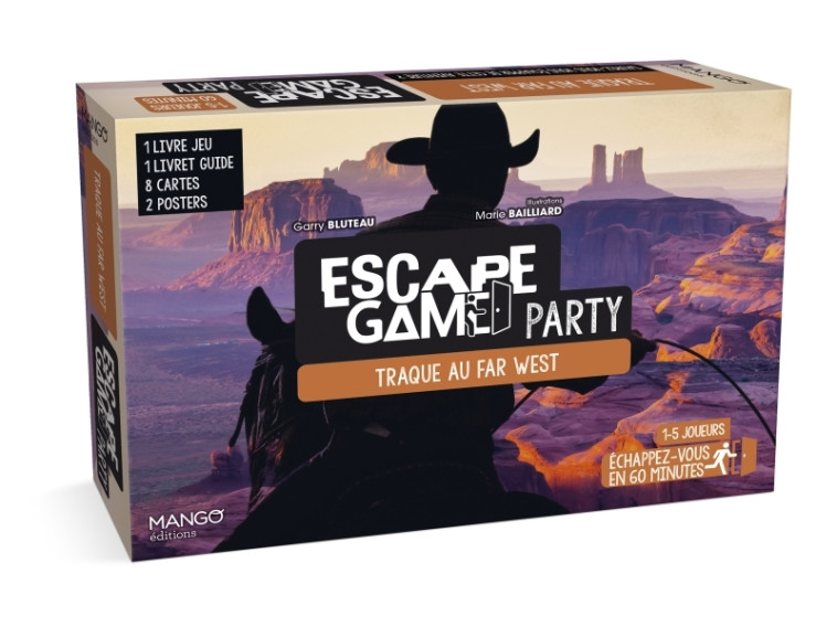 Escape Game party - Traque au Far West - Garry Bluteau, Marie Bailliard - MANGO