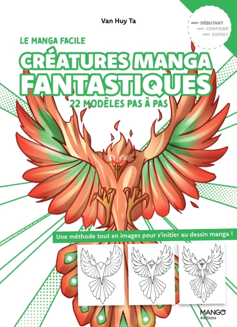 Créatures manga fantastiques faciles - Van Huy Ta - MANGO