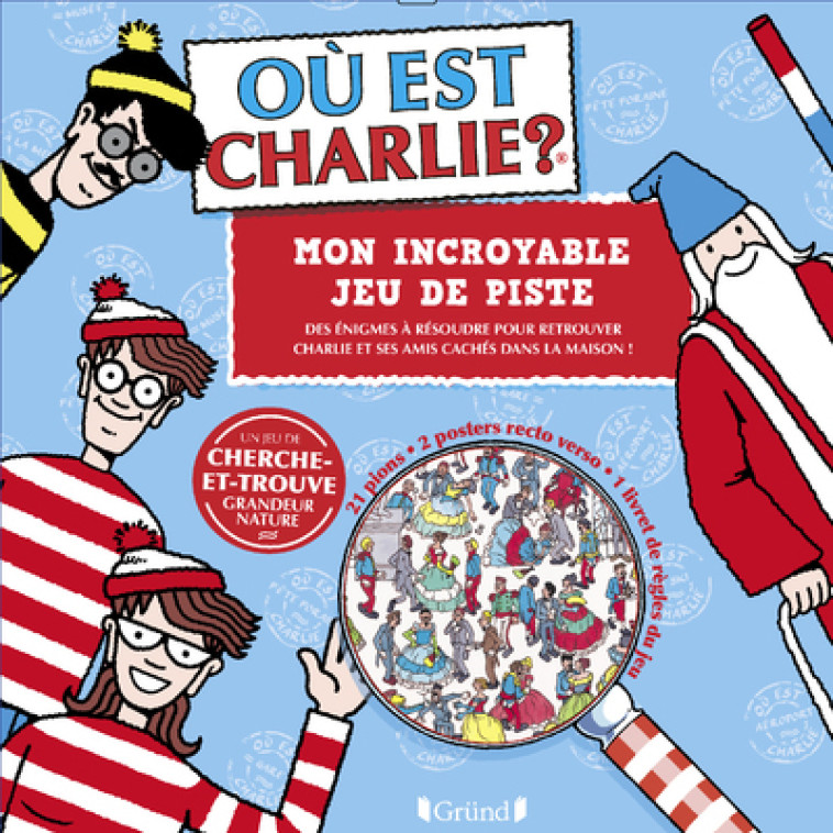 Où est Charlie ? - Mon incroyable jeu de piste - Martin Handford - GRUND