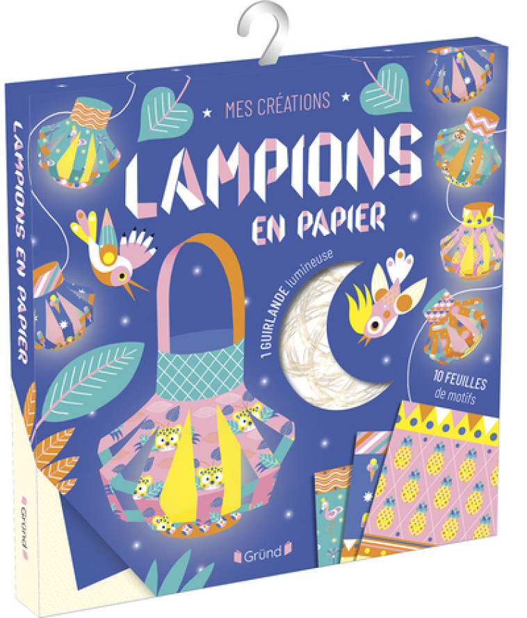 Pochette épaisse - Lampions en papier - Julie Mercier - GRUND