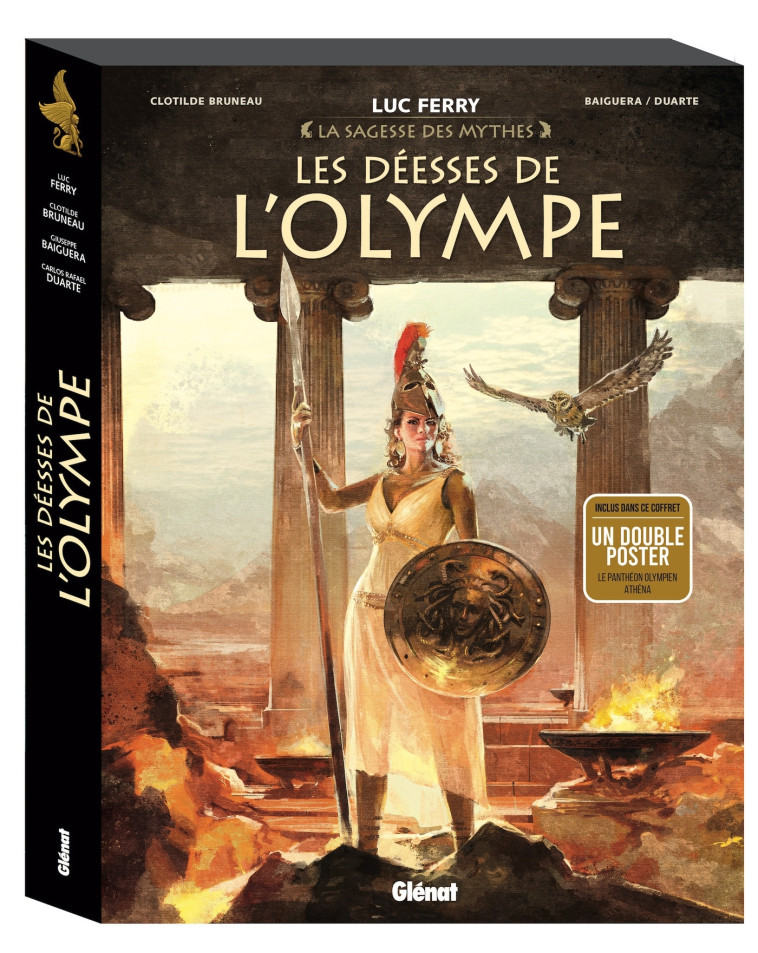 Les déesses de l'Olympe - Coffret - Clotilde Bruneau, Giuseppe Baiguera, Carlos Rafael Duarte, Luc Ferry, Didier Poli - GLENAT